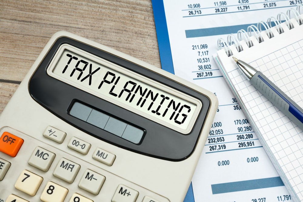 TAX PLANNING word on calculator — Accountant in Central Highlands, QLD