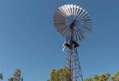 Old windmill water pump — Accountant in Central Springsure, QLD